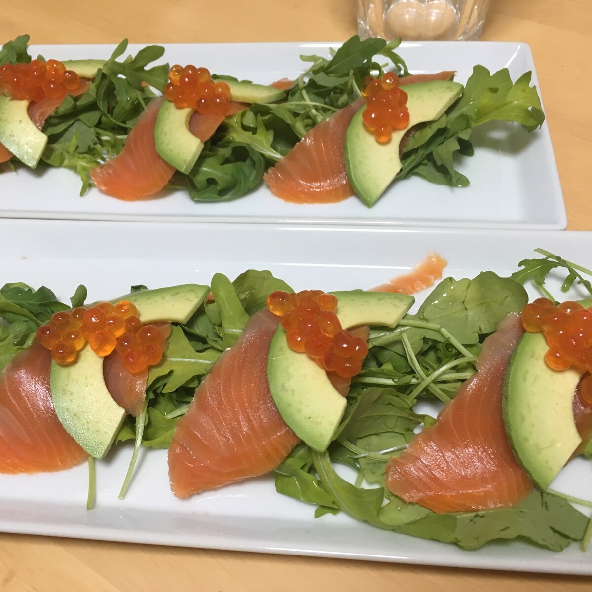 サーモンとイクラとアボカドのサラダ レシピ 作り方 By ばんばんばんこ 楽天レシピ